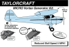 Taylorcraft aircraft fitted with Micro AeroDynamics vortex generators for improved stability, control, climb rate, and short takeoff performance. - Image 3 of 0