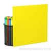 1/4"-Thick - 12" x 24"  - Yellow Plexiglass Acrylic Sheet Cast #2037 - Image 1 of 0