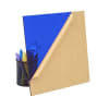 1/4"-Thick - 18" x 48"  - Transparent Blue Plexiglass Acrylic Sheet Cast #2424 - Image 3 of 0