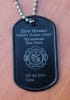 Fireman's Dog Tag in Black - Image 1 of 0