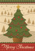 Merry Christmas Tree Decorative House Flag - Image 2 of 0