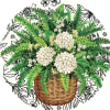 Elegant Fern  6" Accent Magnet - Image 1 of 0