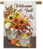 Sunflowers and Cotton Decorative House Flag - Image 1 of 0