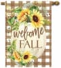 Sunflower Pumpkin Decorative House Flag - Image 1 of 0