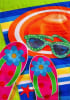Relaxing by the Water Linen Decorative House Flag - Image 2 of 0