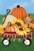 Gather Harvest Wagon Decorative House Flag - Image 2 of 0