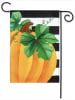 Pumpkin Stripe Burlap Garden Flag - Image 1 of 0