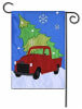 Tree on Truck Applique Garden Flag - Image 1 of 0