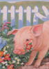 Piggin' Out Decorative House Flag - Image 2 of 0