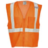 Kishigo Ultra Cool Orange Mesh Zipper Vest - Image 1 of 0