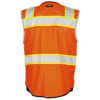 Kishigo Black Series Black Bottom Orange Safety Vest - Image 2 of 0