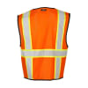 Kishigo Orange 4 Pocket Contrast Mesh Safety Vest - Image 2 of 0
