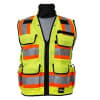SECO Survey Safety Utility Vest Zip Front - Flo Yellow - Image 1 of 0