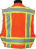 SECO Survey Safety Utility Vest Zip Front - Flo Orange - Image 2 of 0