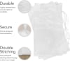 Empty White Poly Sandbag with String Tie 14-inch x 26-inch - Image 2 of 0