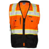 Kishigo Black Series Surveyors Orange Safety Vest - Image 1 of 0