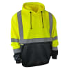 Radians Lime/Black Color Blocked Hooded Sweatshirt - Image 1 of 0