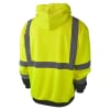 Radians Lime/Black Color Blocked Hooded Sweatshirt - Image 2 of 0