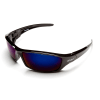 Edge Reclus Safety Glasses Black Frame Blue Mirror Lens - Image 1 of 0