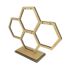 Four Slot Wood Honeycomb Hanging Display - Image 1 of 0