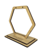 Wood Honeycomb Hanging Display - Image 2 of 0