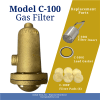 C-100 G Lead Gasket for C-100 or C-282 Gas Filter, C-100-G - Image 3 of 0