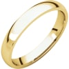 A 3mm thin comfort wedding band in 14k gold. - Image 4 of 0