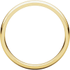 A 3mm thin comfort wedding band in 14k gold. - Image 5 of 0