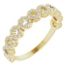 This 14k yellow gold diamond ring features one quarter carats of round brilliant diamond shine. - Image 2 of 0