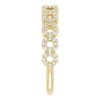 This 14k yellow gold diamond ring features one quarter carats of round brilliant diamond shine. - Image 3 of 0