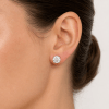 Make a statement with these 3 CTW round lab-grown diamond stud earrings, crafted in 14K gold for a look that is both elegant and enduring. The perfectly matched round diamonds deliver eye-catching brilliance and classic appeal, making them an essential ad - Image 2 of 0