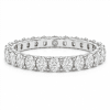 3 Carat Lab Grown Oval Diamond Eternity Band - Image 1 of 0