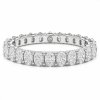 4 Carat Lab Grown Oval Diamond Eternity Band - Image 1 of 0