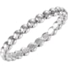 This beaded 14k stackable ring features delicate beads of gold woven together. - Image 1 of 0