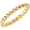This beaded 14k stackable ring features delicate beads of gold woven together. - Image 3 of 0