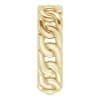 This 14k cuban link ring is available in rose, white or yellow gold. - Image 2 of 0