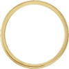 A 14k gold men's wedding band with grooves. - Image 4 of 0