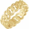 This 14k chain link ring can be worn on any finger to make a fashionable statement. - Image 1 of 0
