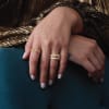 This 14k chain link ring can be worn on any finger to make a fashionable statement. - Image 2 of 0