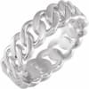 This 14k chain link ring can be worn on any finger to make a fashionable statement. - Image 3 of 0