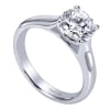 A strong and durable relationship needs a strong and durable engagement ring, this contemporary solitaire engagement ring will do the job and more, perfectly holding a round center diamond! - Image 4 of 0