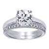 A strong and durable relationship needs a strong and durable engagement ring, this contemporary solitaire engagement ring will do the job and more, perfectly holding a round center diamond! - Image 5 of 0