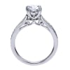 A simple design with an over the top look! this contemporary engagement ring in white gold is sure to impress. - Image 3 of 0