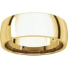 This classic 7mm wedding band in 14k gold comes in your choice of color. - Image 2 of 0