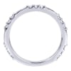This straight 14k white gold diamond band stack ring is covered with over one half carats in beautiful diamonds, get yours today and start stacking away! - Image 2 of 0
