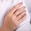 A 14k rose gold stackable ring. - Image 2 of 0