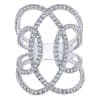 This luxurious diamond ring features 1.12 carats of diamonds set into 18 karat white gold. - Image 4 of 0
