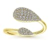 Diamond shine in this 14k yellow gold diamond fashion ring. - Image 4 of 0