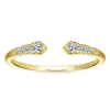 14k yellow gold diamond stackable ring. - Image 4 of 0