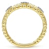 14k yellow gold diamond ring. - Image 3 of 0